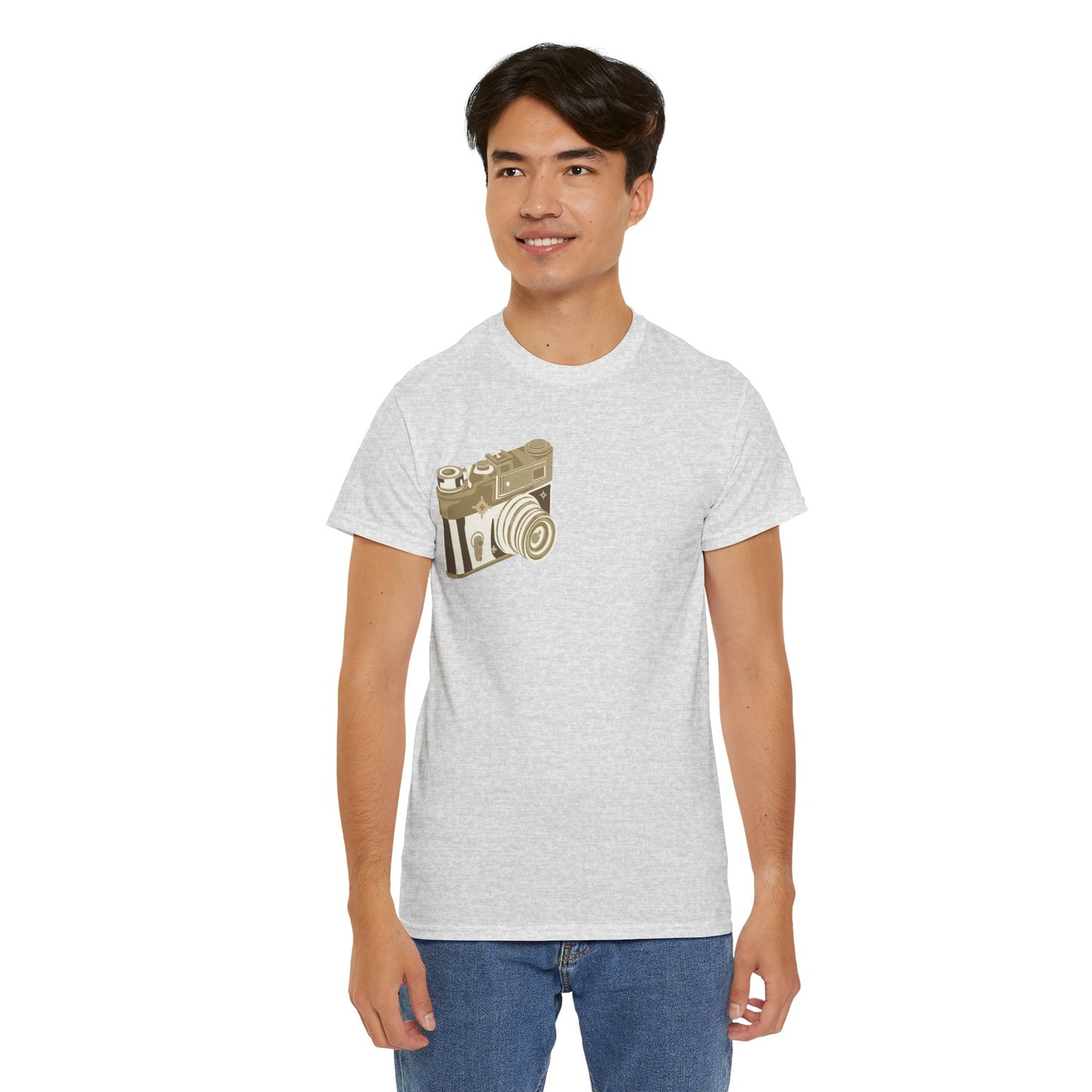 Unisex Camera Heavy Cotton Tee
