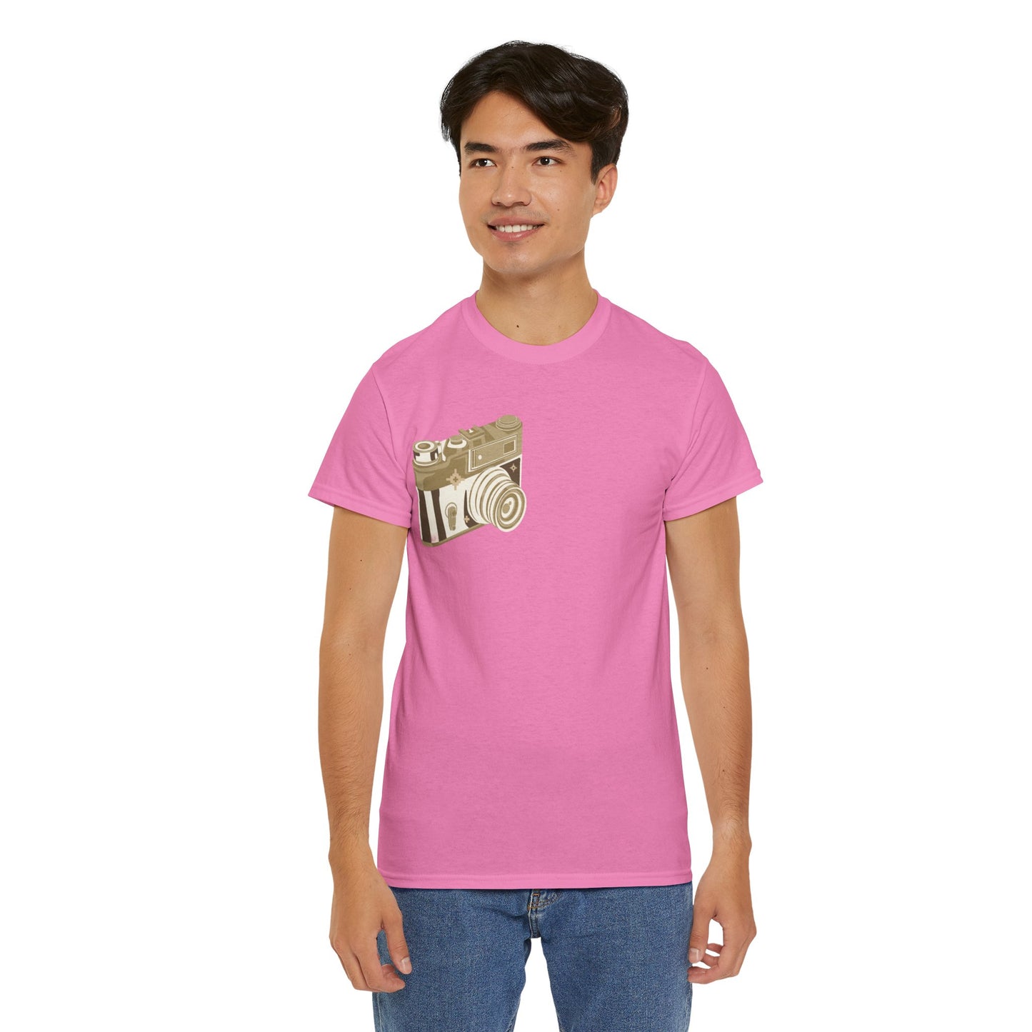 Unisex Camera Heavy Cotton Tee
