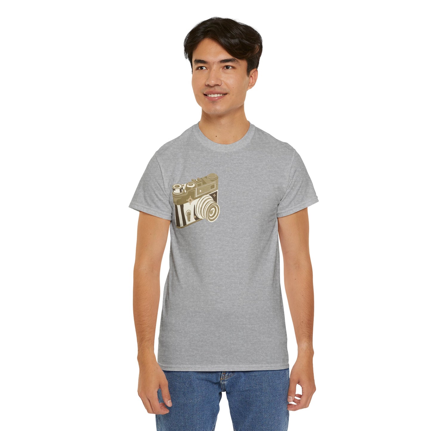 Unisex Camera Heavy Cotton Tee