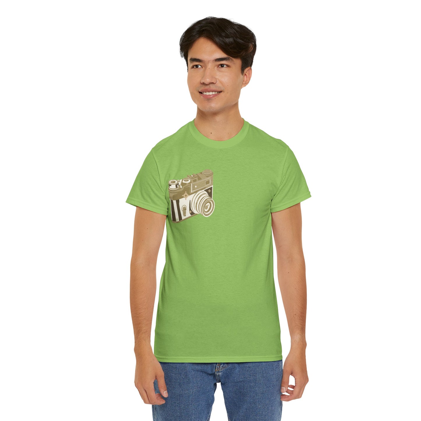 Unisex Camera Heavy Cotton Tee