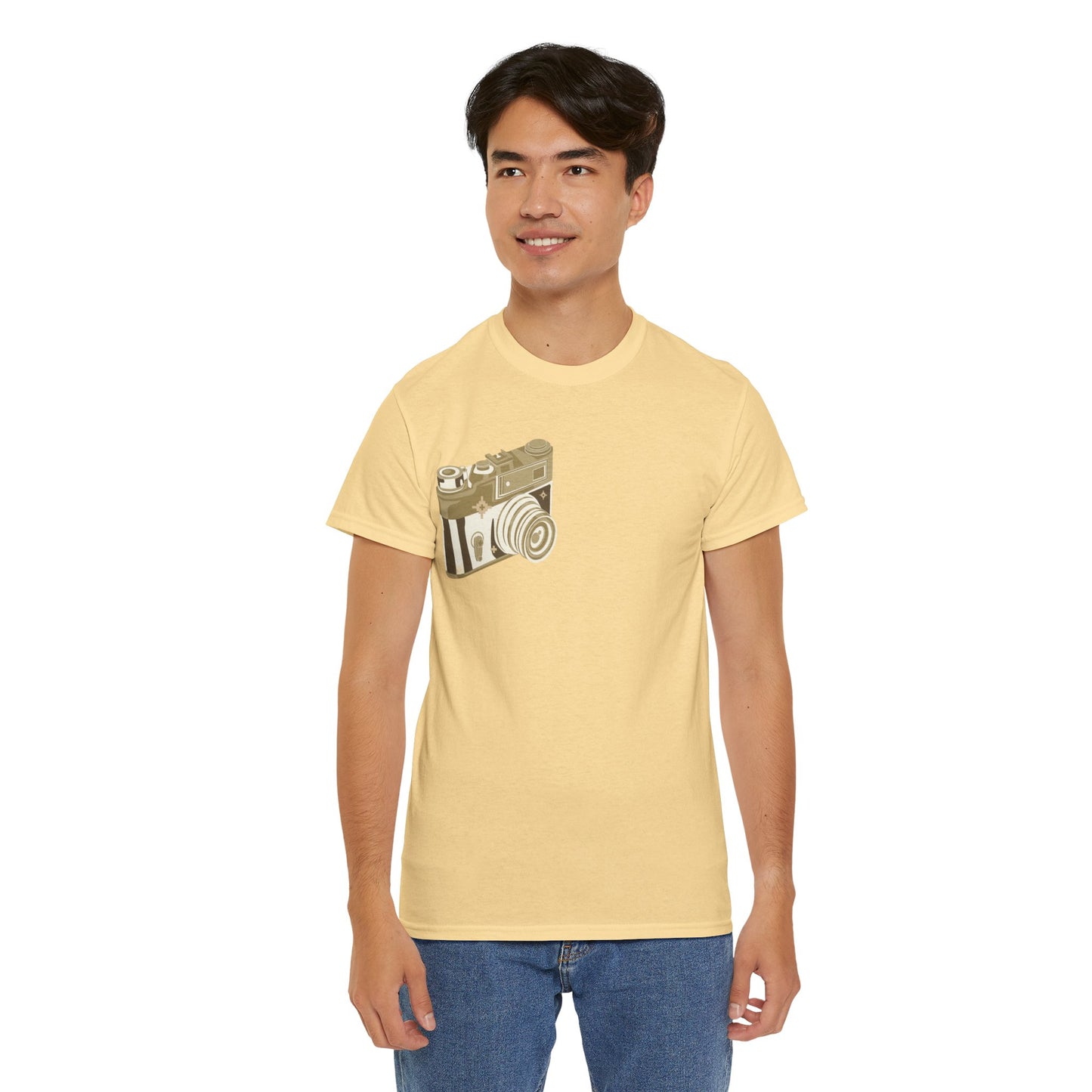 Unisex Camera Heavy Cotton Tee
