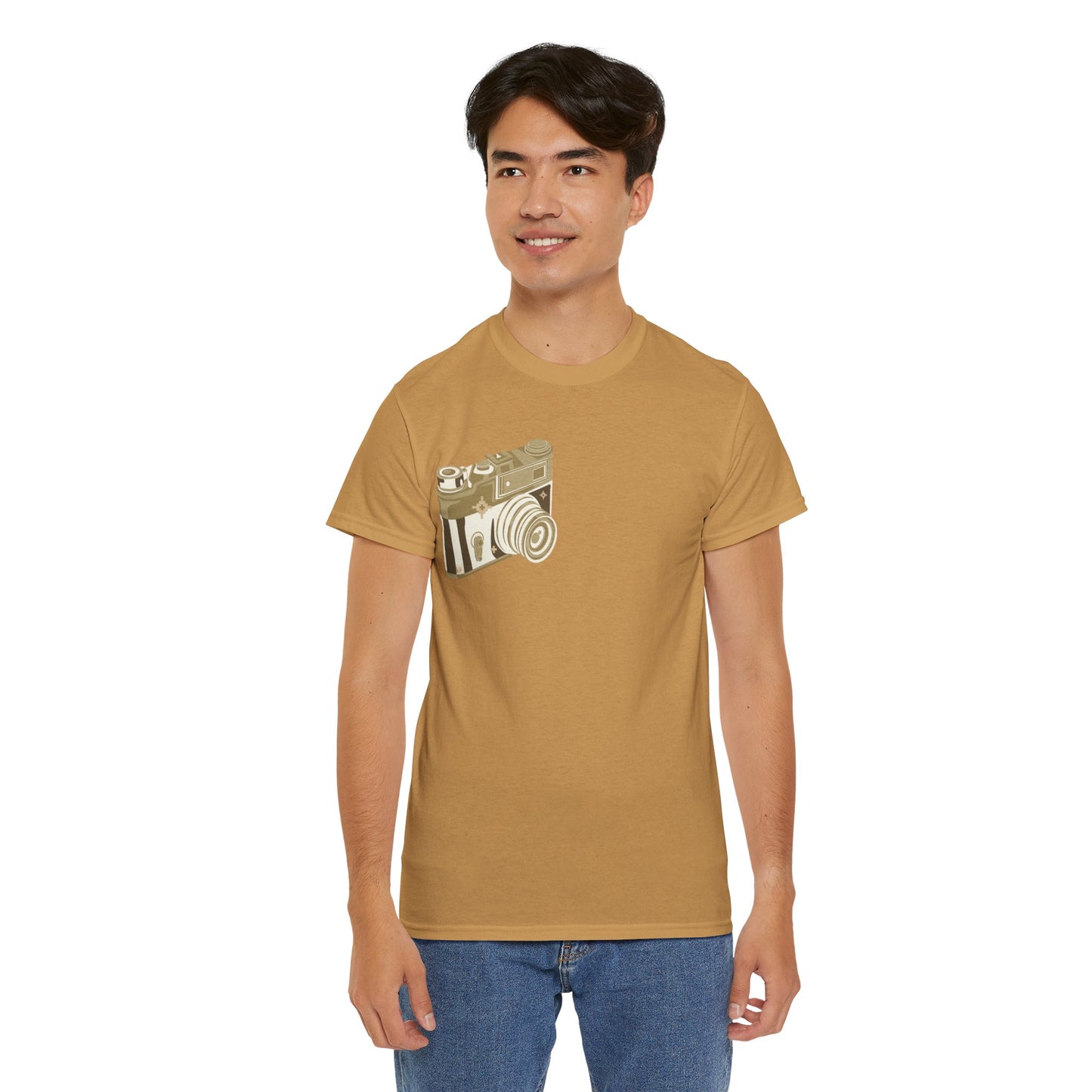 Unisex Camera Heavy Cotton Tee