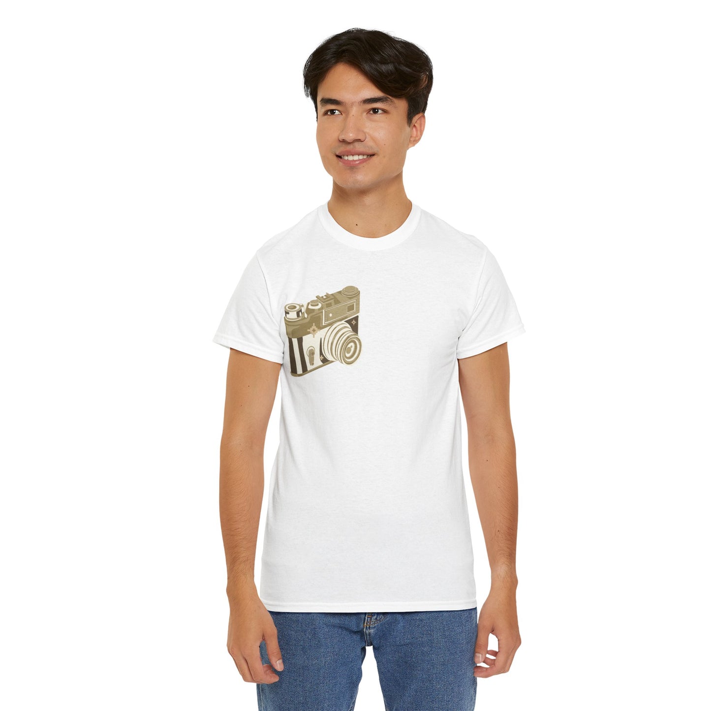 Unisex Camera Heavy Cotton Tee