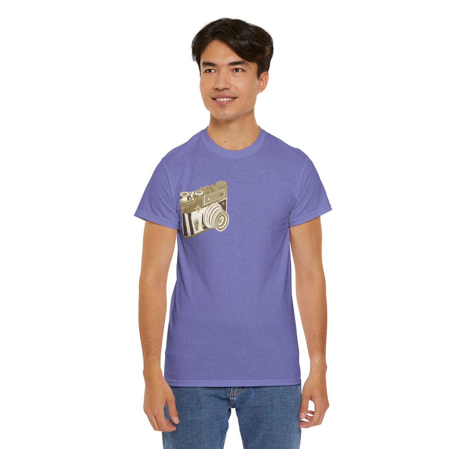Unisex Camera Heavy Cotton Tee