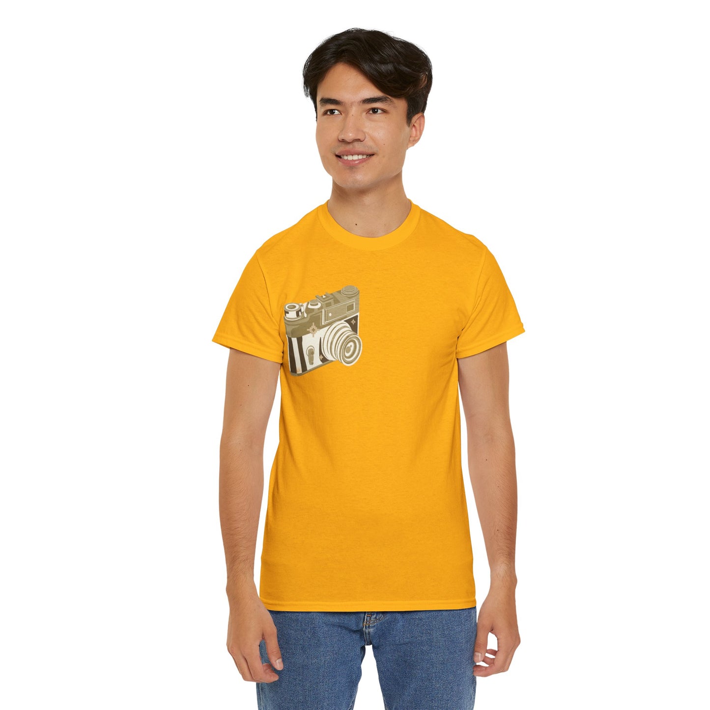 Unisex Camera Heavy Cotton Tee
