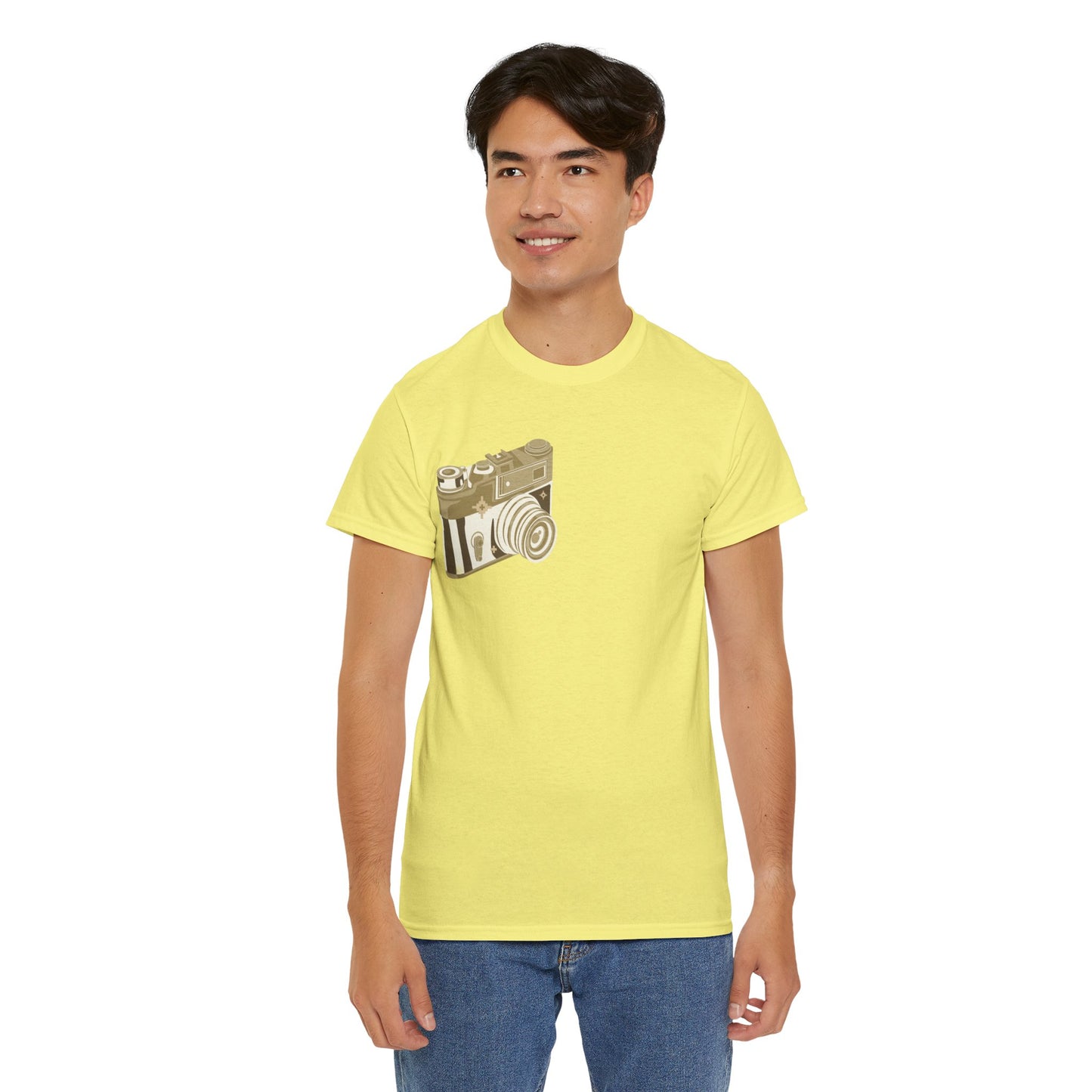 Unisex Camera Heavy Cotton Tee