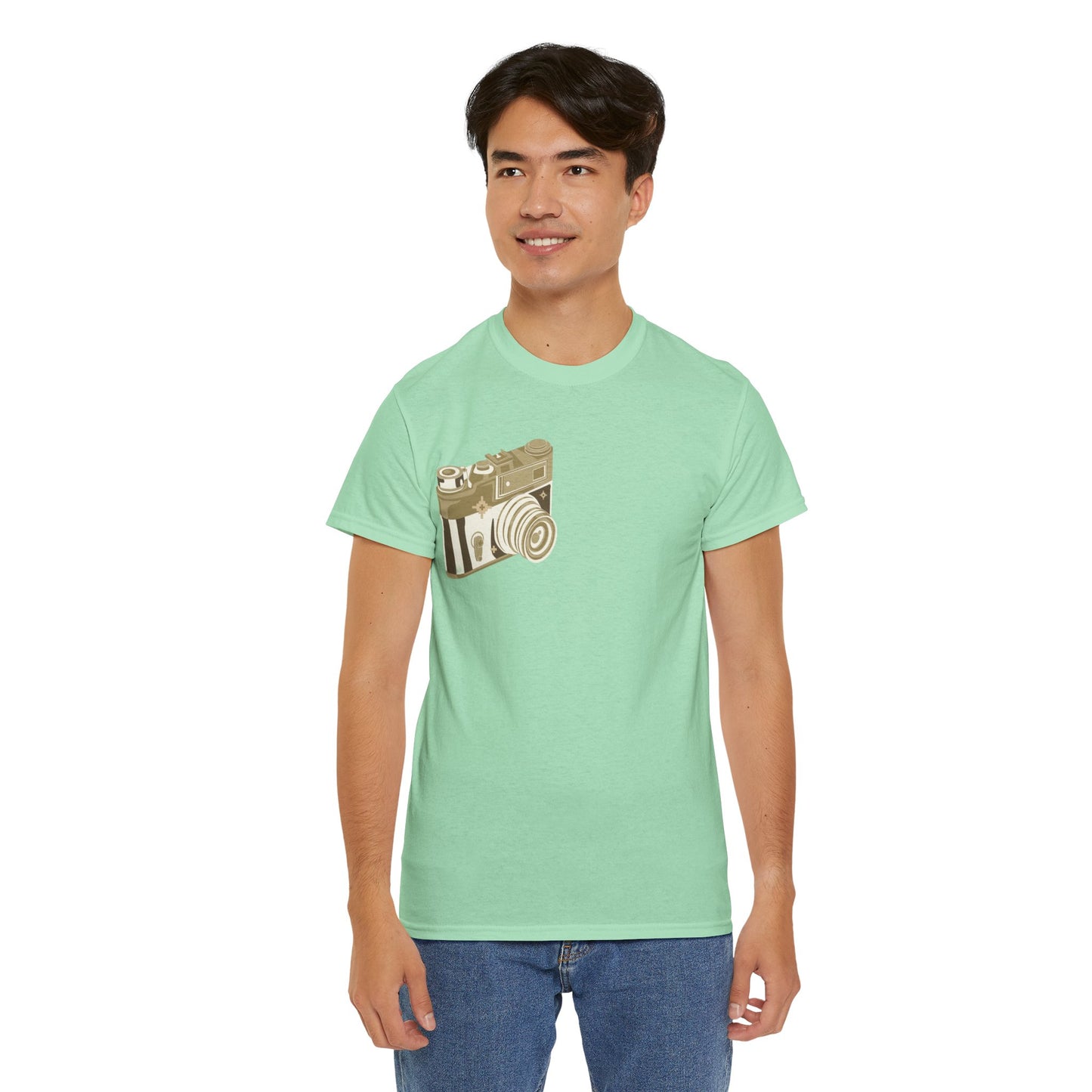 Unisex Camera Heavy Cotton Tee
