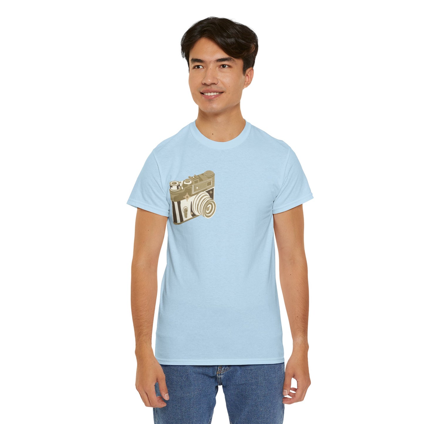 Unisex Camera Heavy Cotton Tee