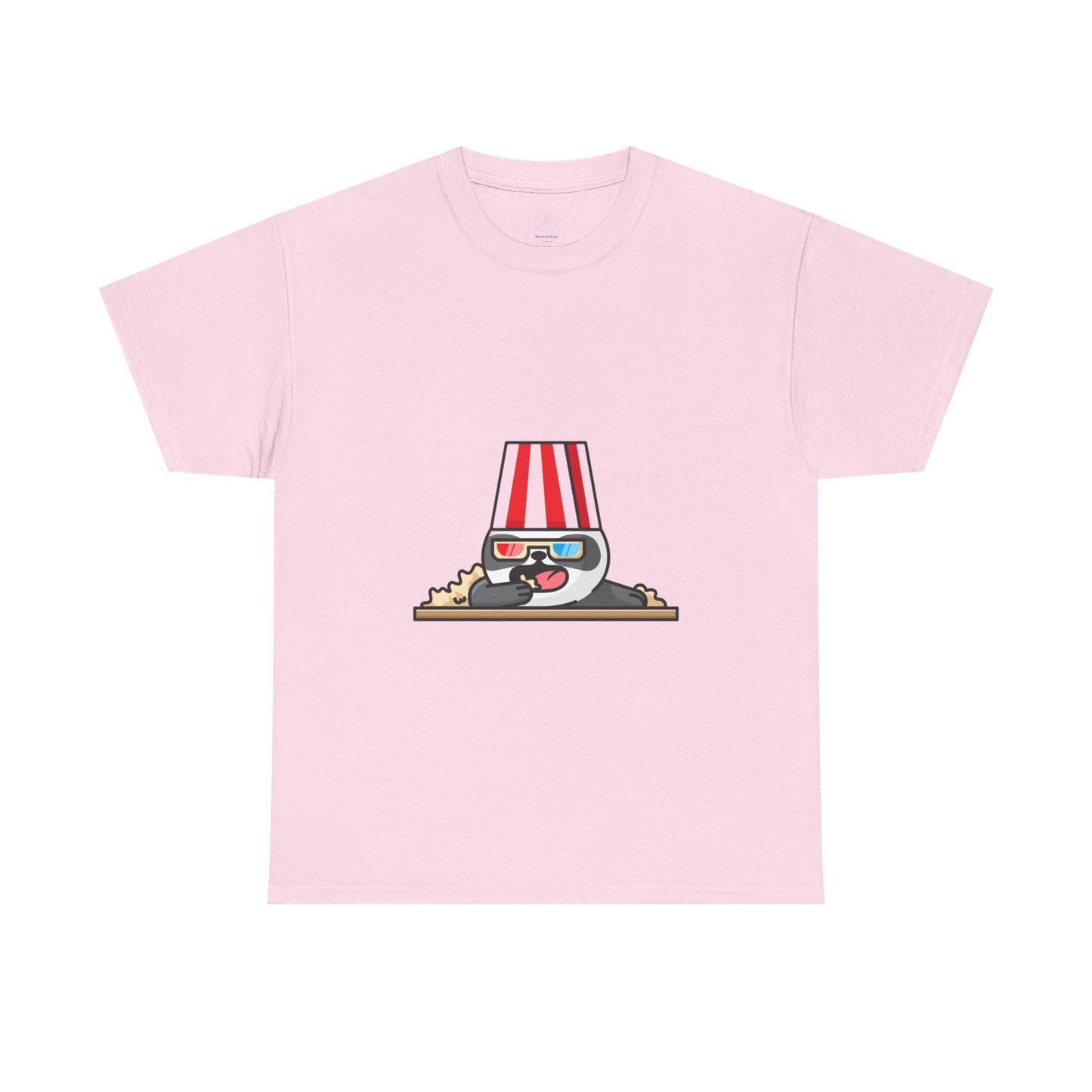 Unisex Panda Movie Popcorn Heavy Cotton Tee