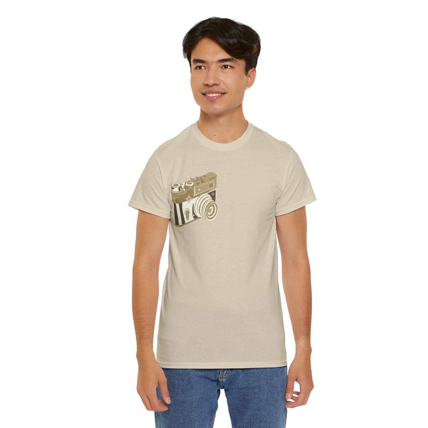 Unisex Camera Heavy Cotton Tee