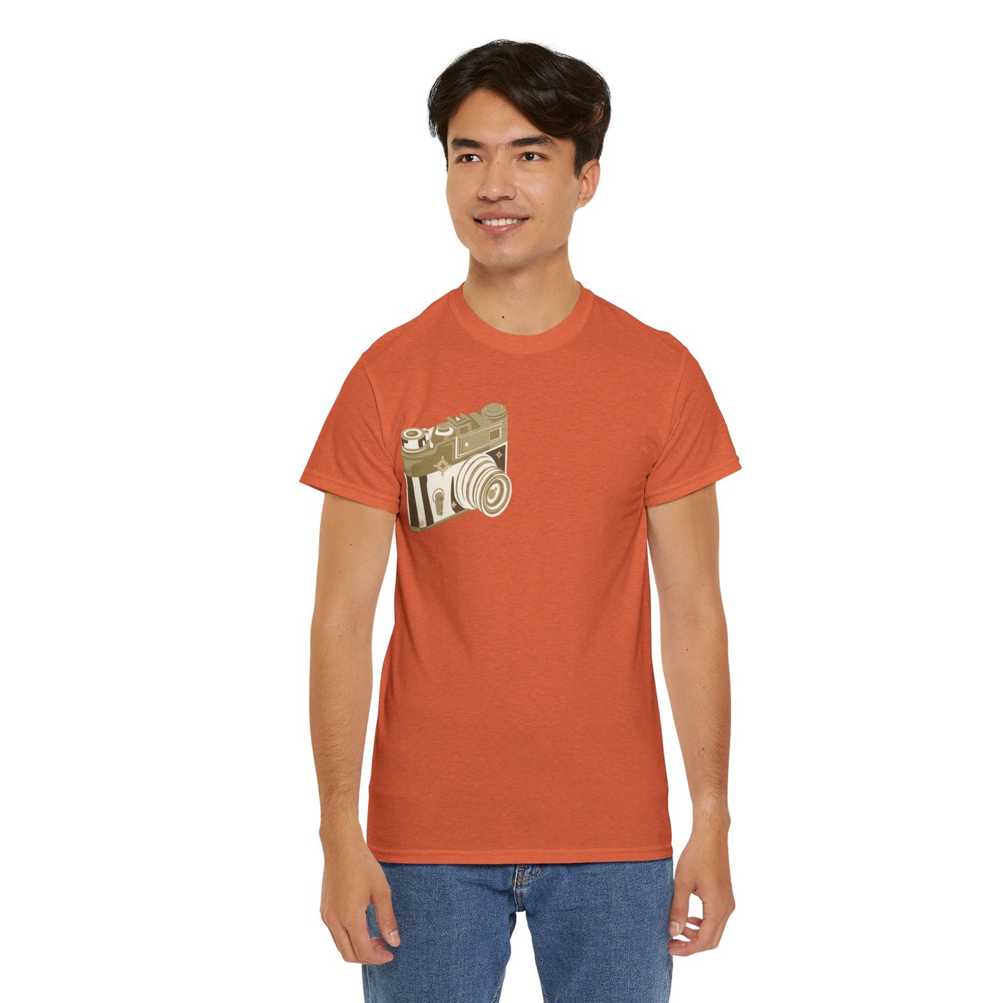 Unisex Camera Heavy Cotton Tee